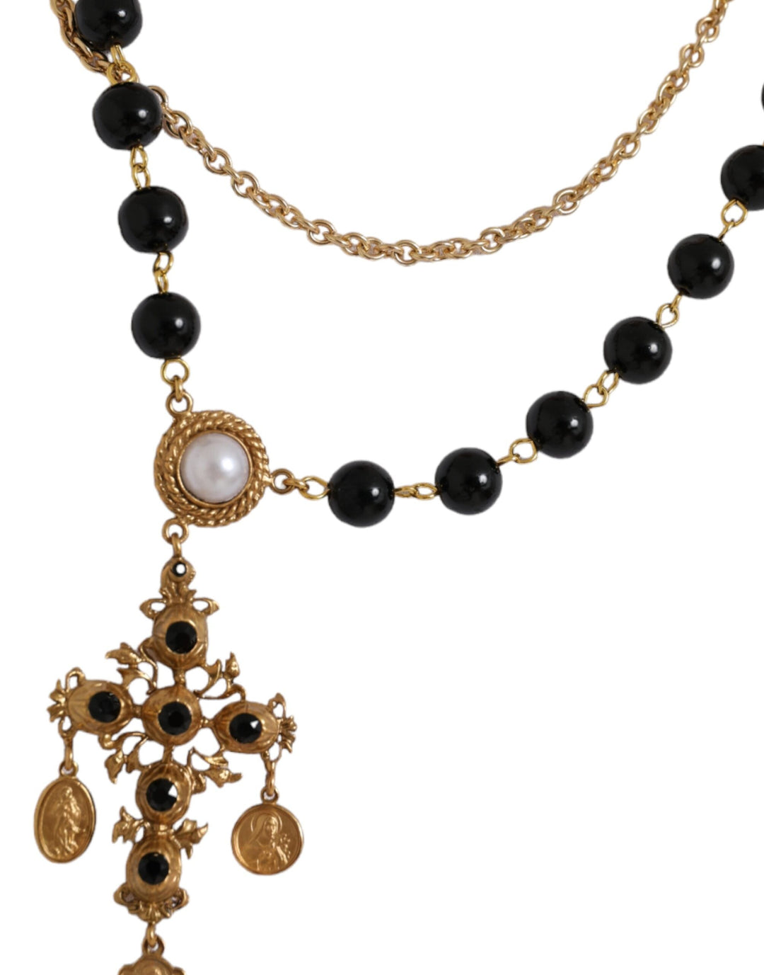 Dolce &amp; Gabbana - White Cotton Necklace Short Sleeves T-shirt