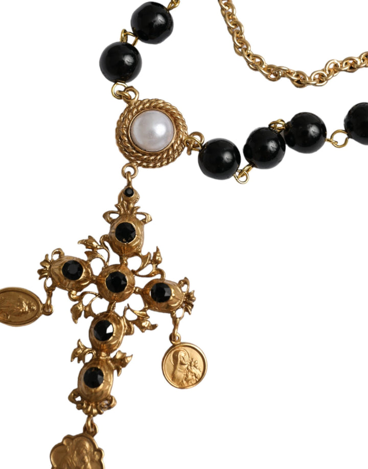 Dolce &amp; Gabbana - White Cotton Necklace Short Sleeves T-shirt