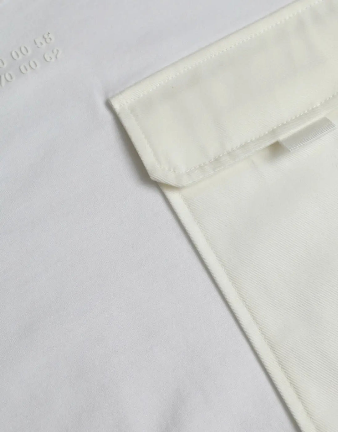 Dolce &amp; Gabbana White Cotton Pocket Short Sleeves T-shirt