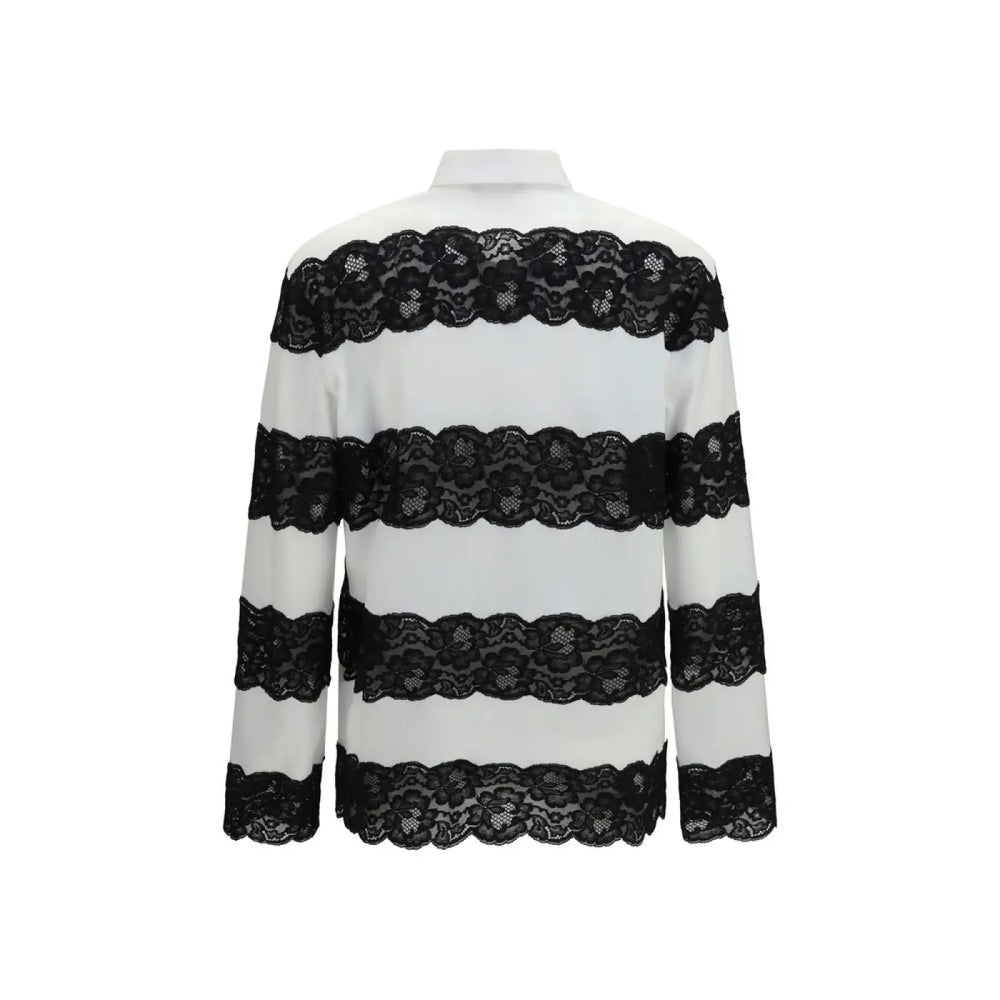 Dolce & Gabbana White Cotton Polo Shirt