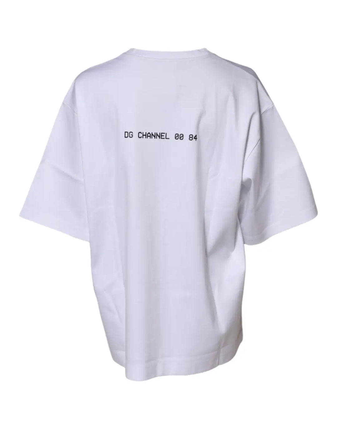 Dolce &amp; Gabbana White Cotton Printed Short Sleeves T-shirt