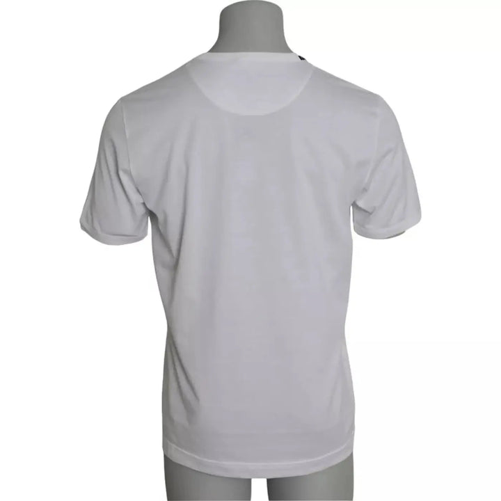 Dolce &amp; Gabbana White Cotton Round Neck Short Sleeves T-shirt