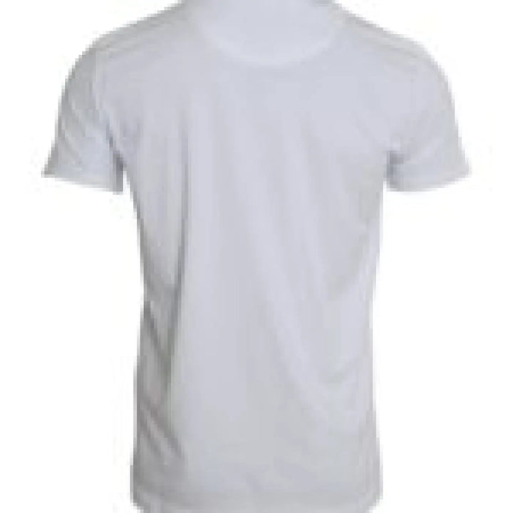 Dolce &amp; Gabbana White Cotton Roundneck Short Sleeve T-shirt