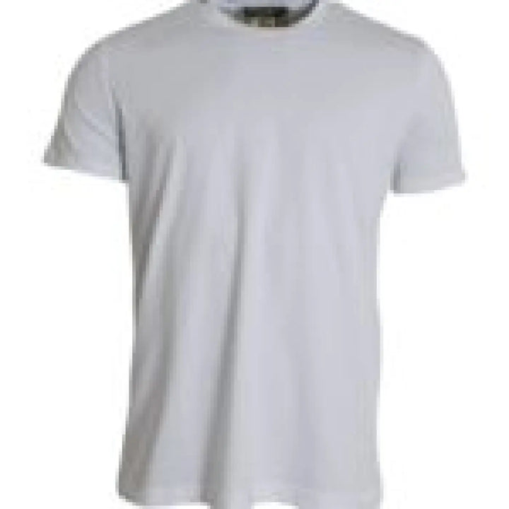 Dolce &amp; Gabbana White Cotton Roundneck Short Sleeve T-shirt
