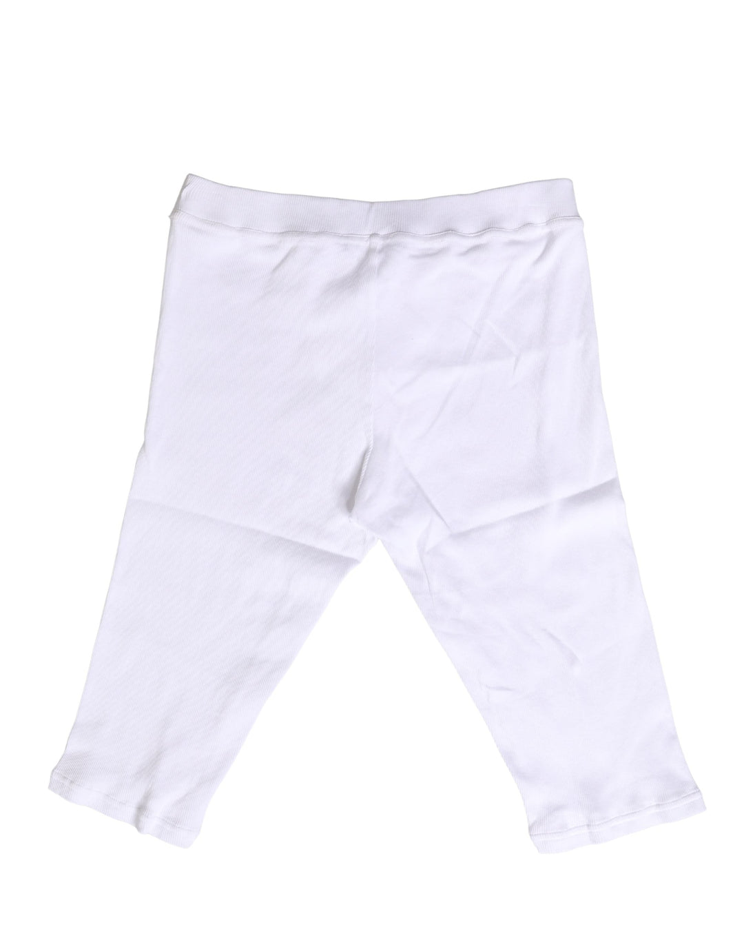 Dolce &amp; Gabbana White Cotton Short Johns Men Pants Underwear