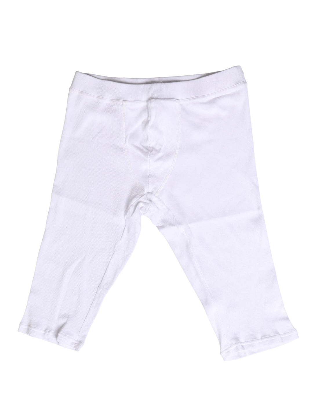 Dolce &amp; Gabbana White Cotton Short Johns Men Pants Underwear