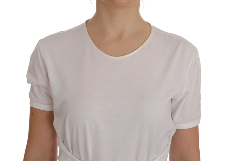 Dolce &amp; Gabbana - White Cotton Silk T-Shirt