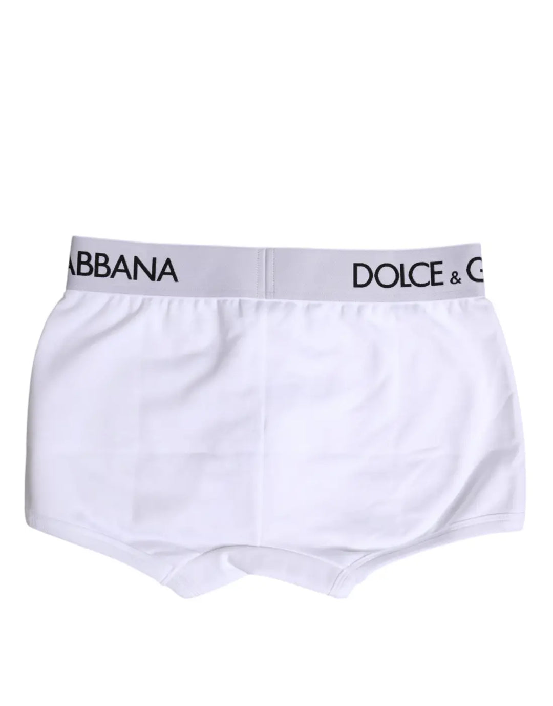 Dolce &amp; Gabbana White Cotton Stretch Regular Boxer Underwear