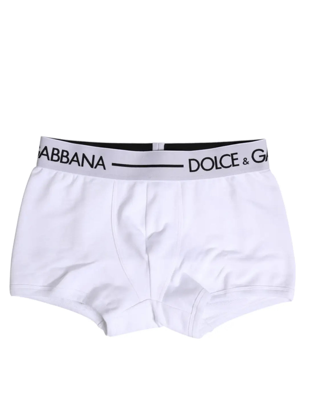 Dolce &amp; Gabbana White Cotton Stretch Regular Boxer Underwear