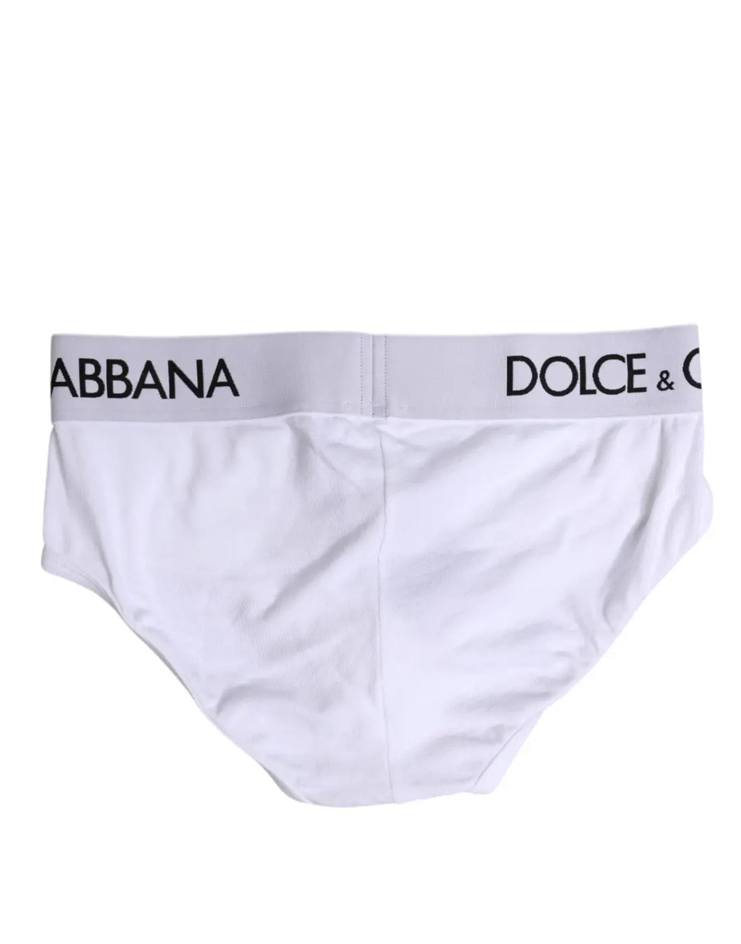 Dolce &amp; Gabbana White Cotton Stretch Regular Brief Underwear