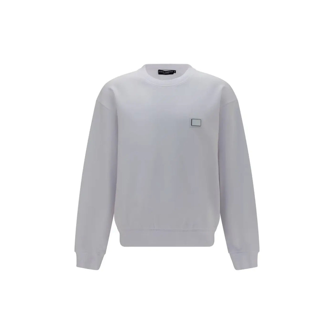Dolce & Gabbana White Cotton Sweatshirt