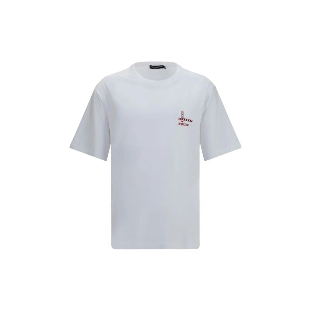 Dolce & Gabbana White Cotton T-shirt