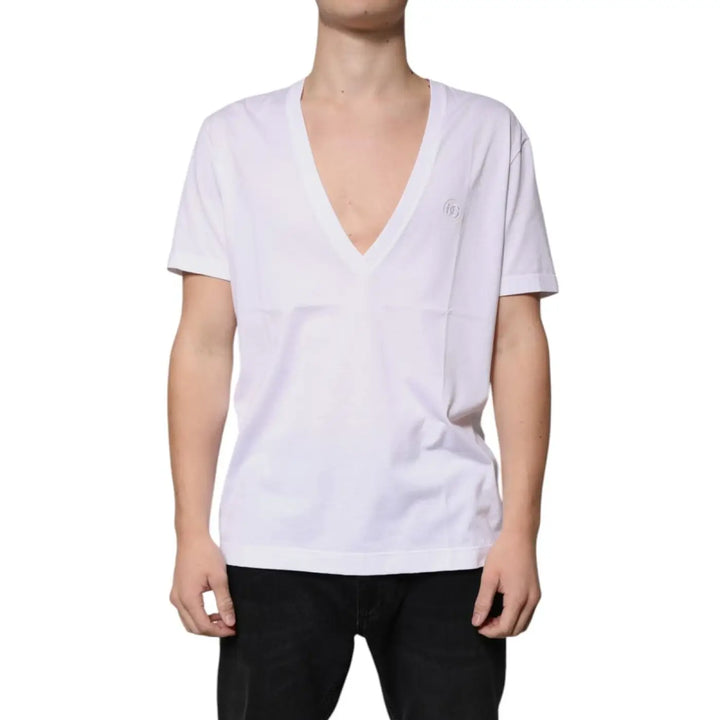 Dolce &amp; Gabbana White Cotton T-Shirt
