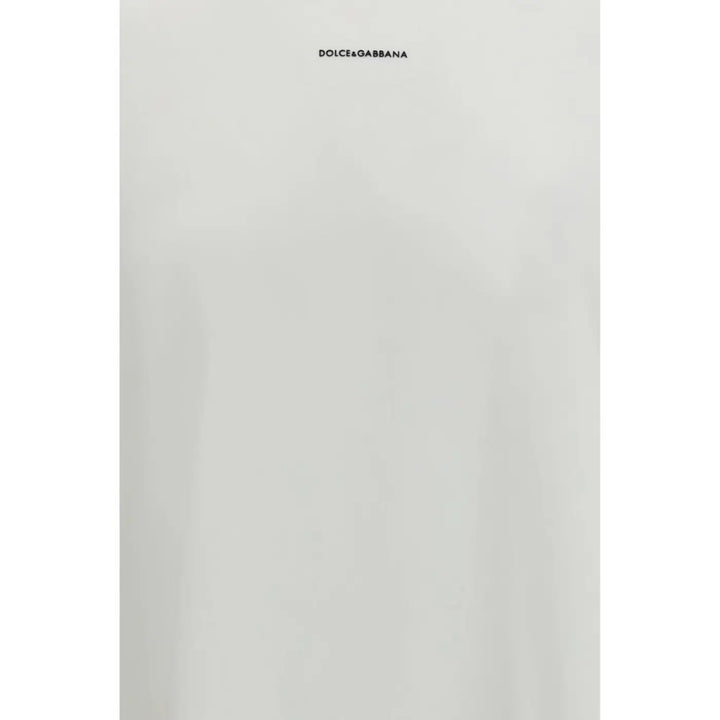 Dolce &amp; Gabbana White Cotton T-Shirt