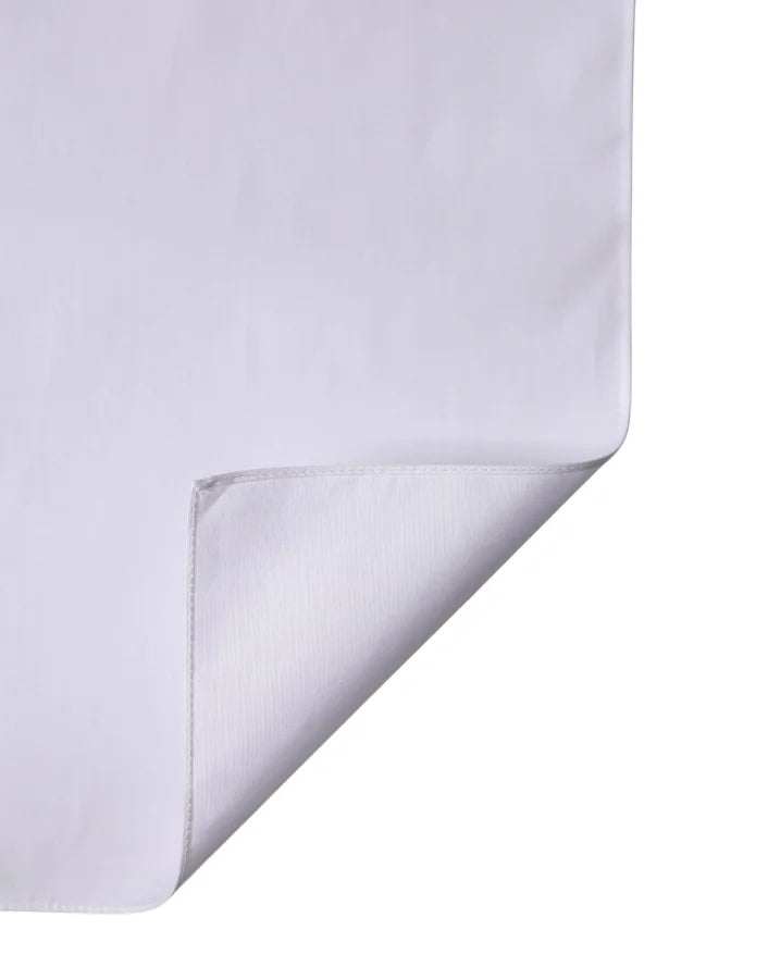Dolce &amp; Gabbana White Cotton Wrap Square Shawl Stole 71cm x 70cm Scarf