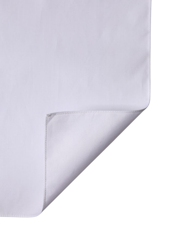 Dolce &amp; Gabbana White Cotton Wrap Square Shawl Stole 71cm x 70cm Scarf
