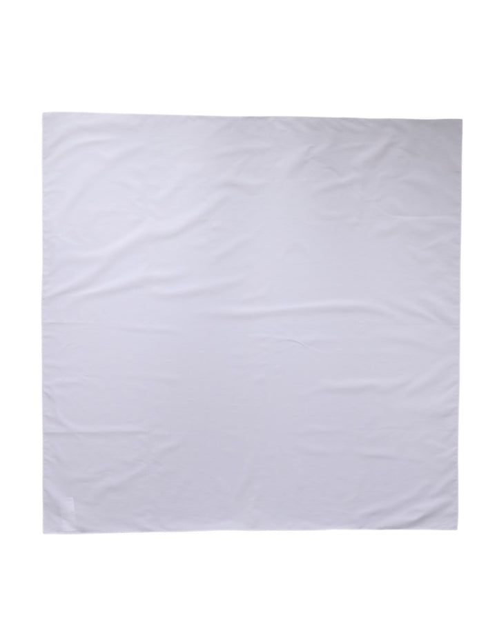 Dolce &amp; Gabbana White Cotton Wrap Square Shawl Stole 91cm x 90cm Scarf