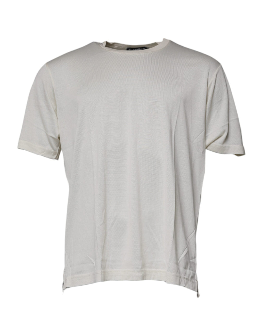 Dolce &amp; Gabbana off White Crew Neck Short Sleeve T-shirt