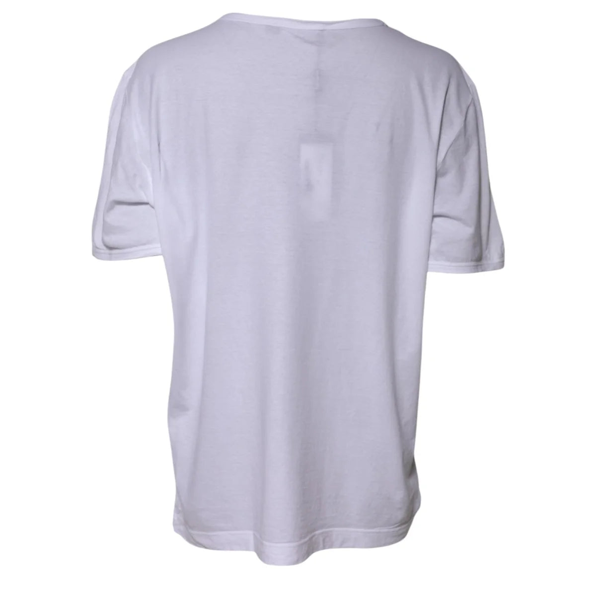 Dolce and Gabbana White Crew Neck Short Sleeves T Shirt Premium Cotton &