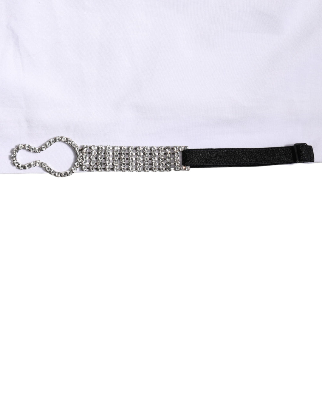 Dolce &amp; Gabbana Shirts - White Crystal Embellished Collared Shirt Top