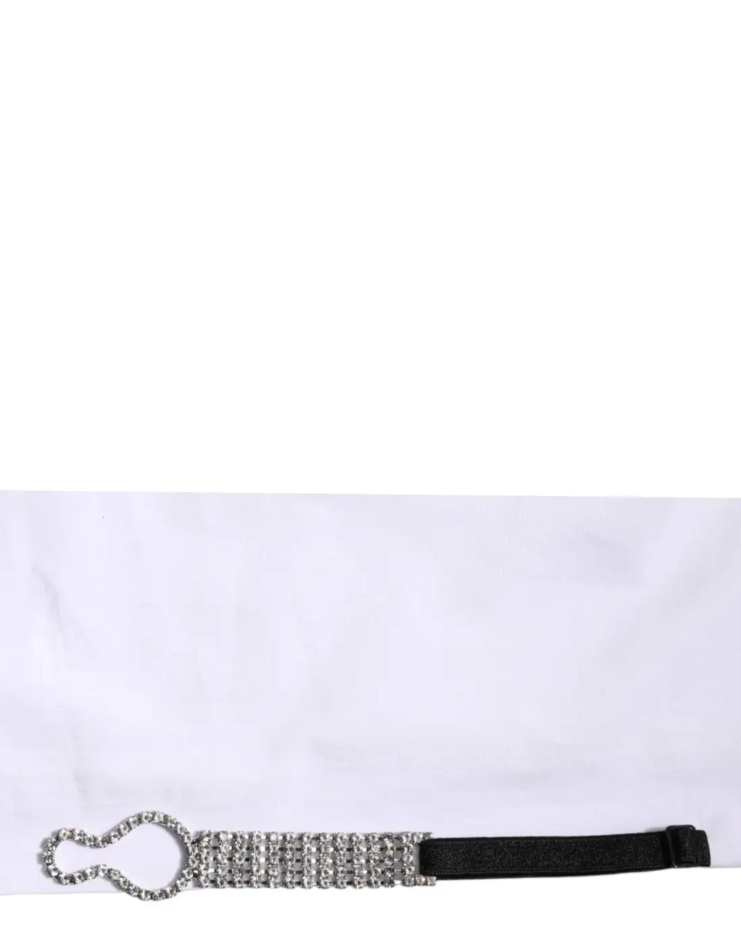 Dolce &amp; Gabbana White Crystal Embellished Collared Shirt Top