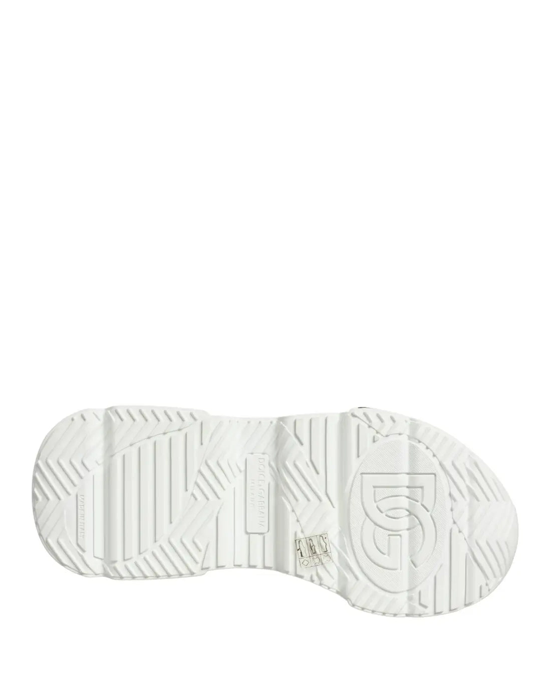 Dolce &amp; Gabbana White Daymaster Graffiti Low Top Sneakers Shoes