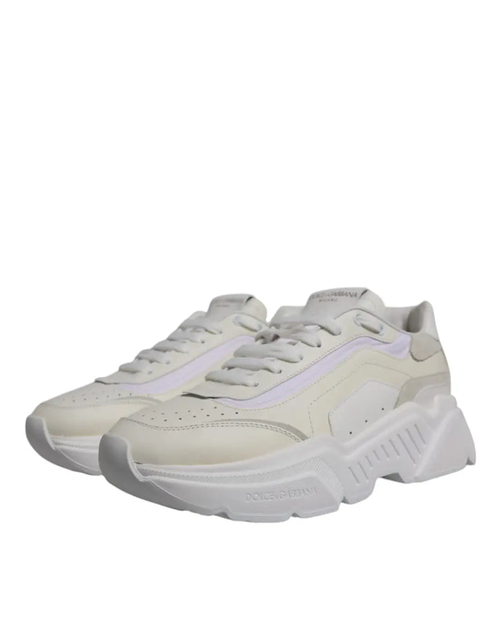 Dolce &amp; Gabbana White Daymaster Low Top Sneakers Shoes