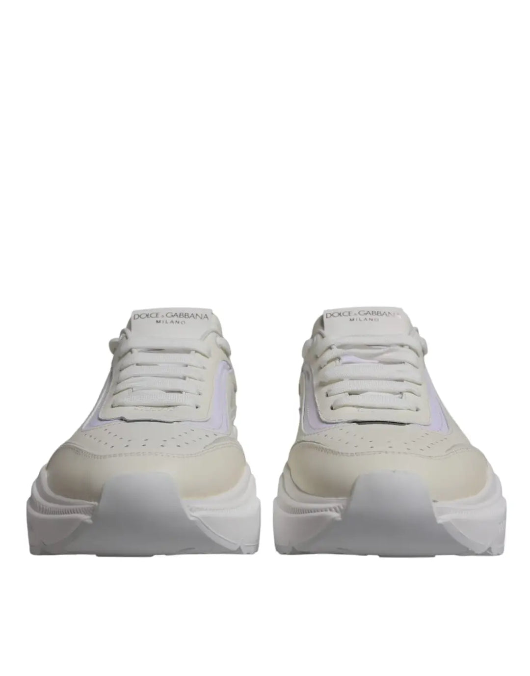 Dolce &amp; Gabbana White Daymaster Low Top Sneakers Shoes