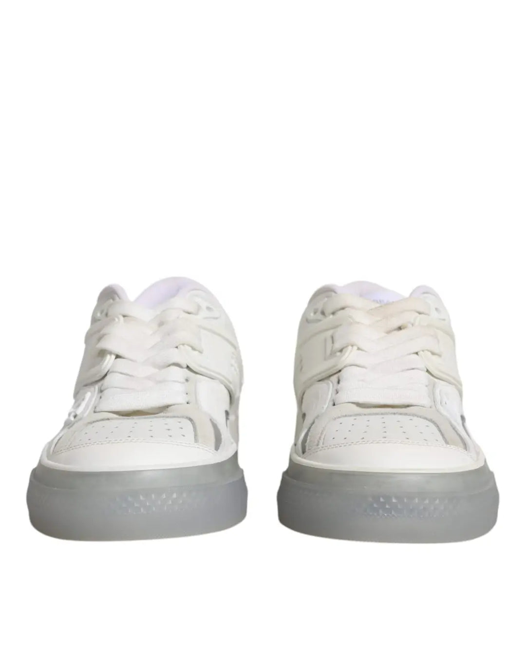 Dolce &amp; Gabbana White DG Logo CUSTOM 2.Zero Sneakers Shoes