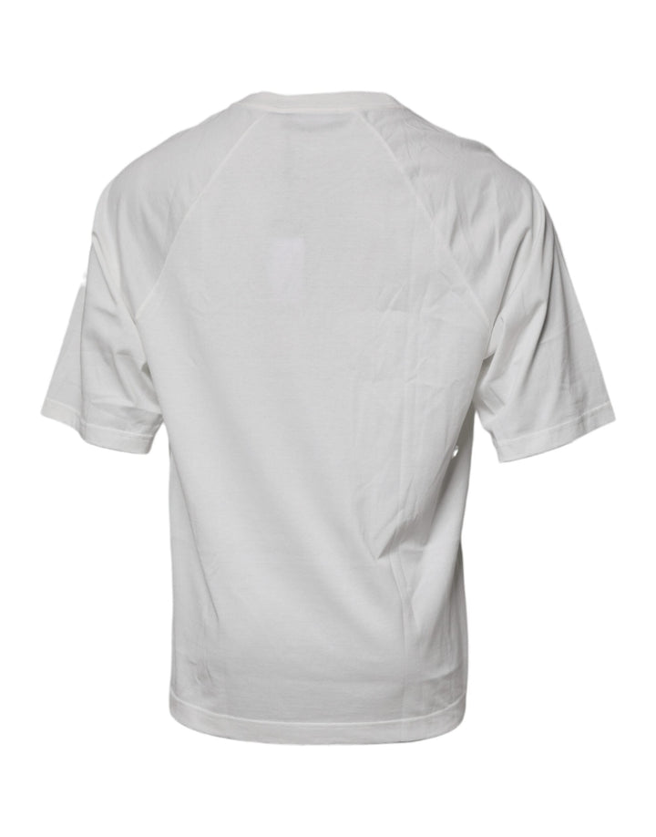 Dolce &amp; Gabbana White Dg Sport Crew Neck Short Sleeve T-shirt
