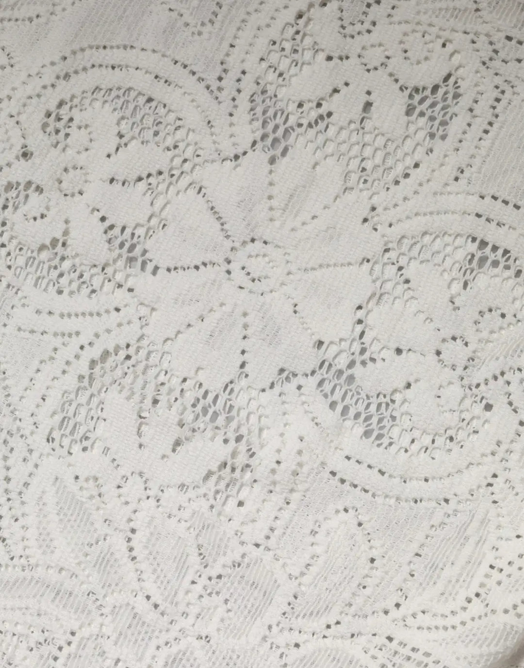 Dolce &amp; Gabbana White Embroidery Lace Cotton Blouse Top