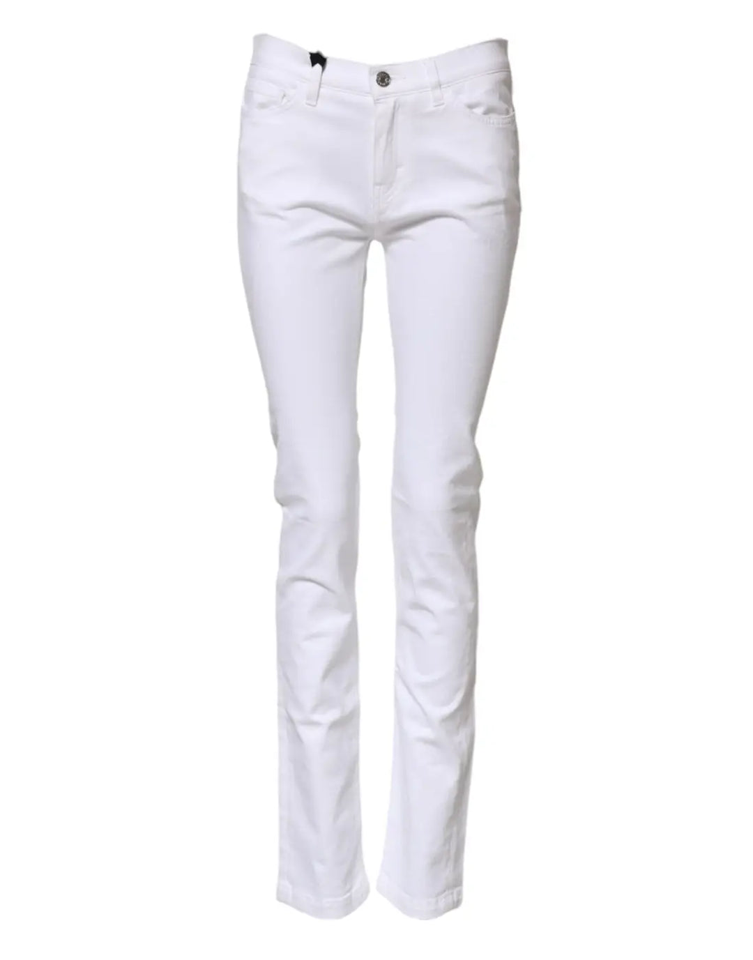 Dolce &amp; Gabbana White GRACE Mid Waisted Skinny Denim Jeans