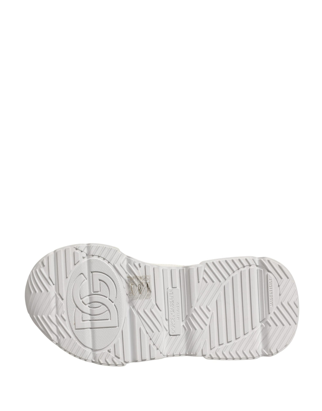 Dolce &amp; Gabbana White Leather Daymaster Low Top Sneakers Shoes