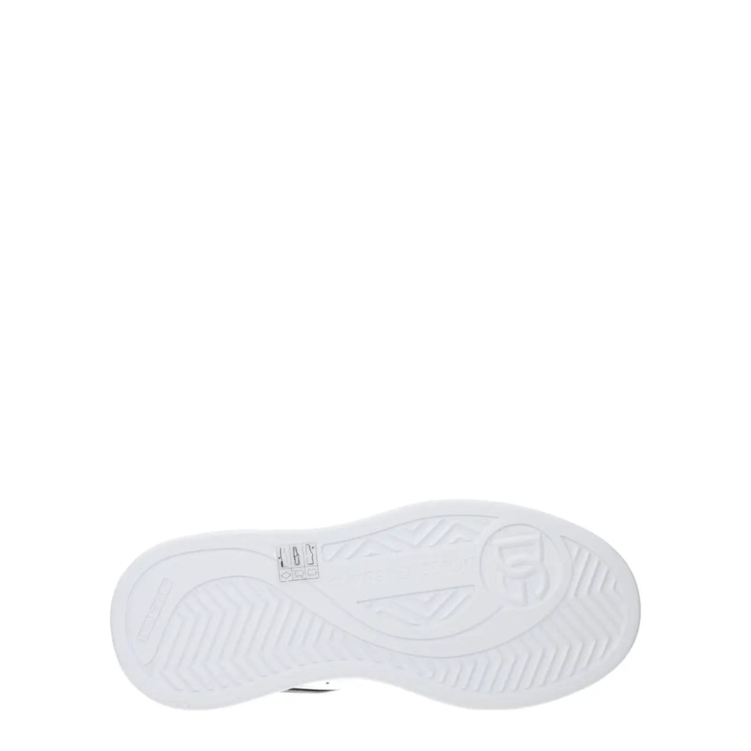 Dolce &amp; Gabbana White Leather Low Top Sneakers