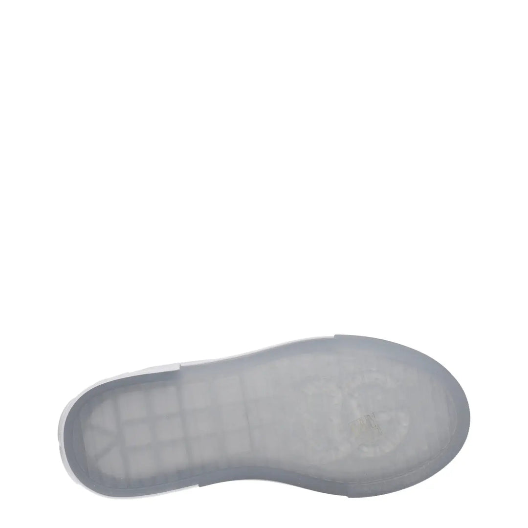 Dolce &amp; Gabbana White Leather Low Top Sneakers