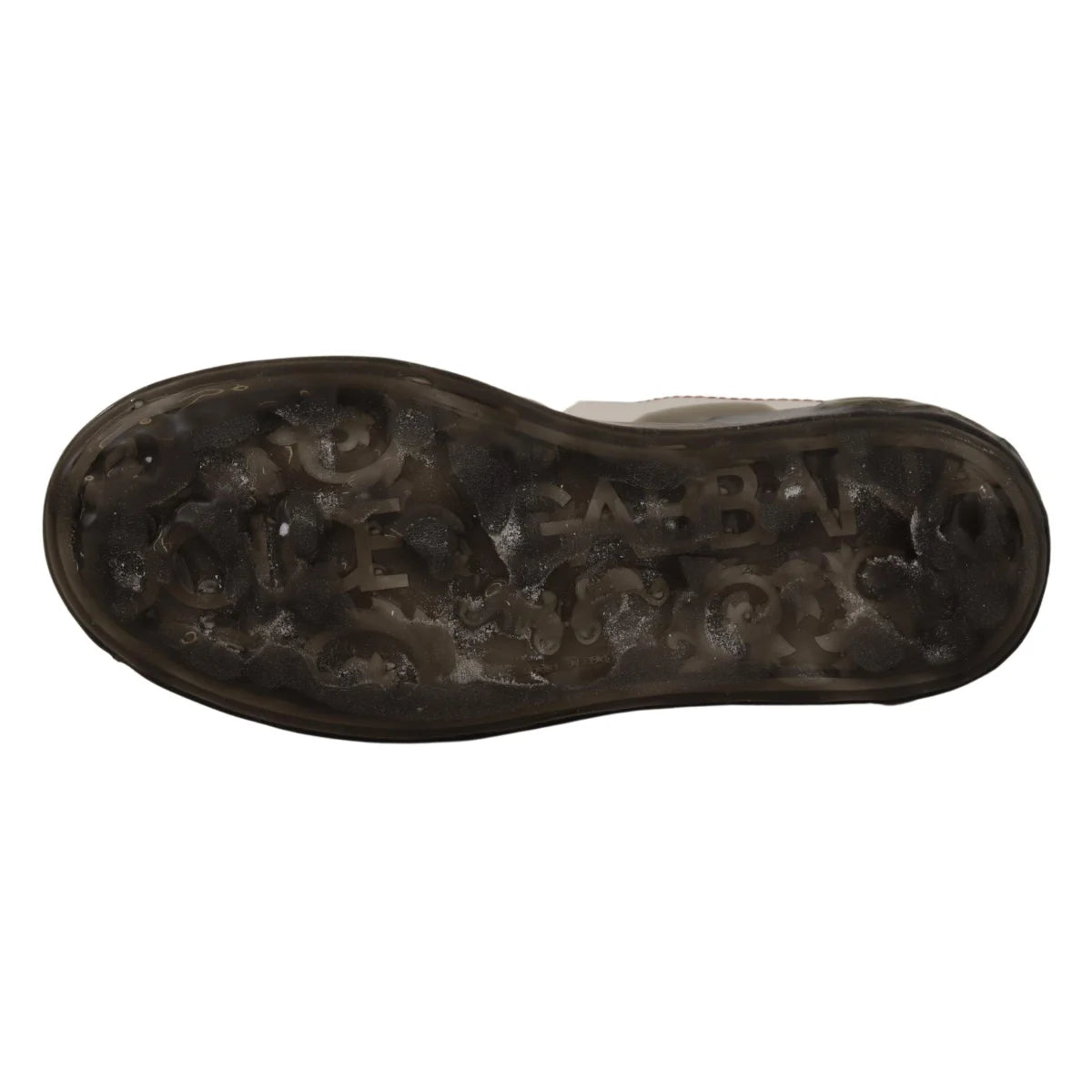 Dolce & Gabbana White Leather Shoes Womens Logo Portofino Sneakers