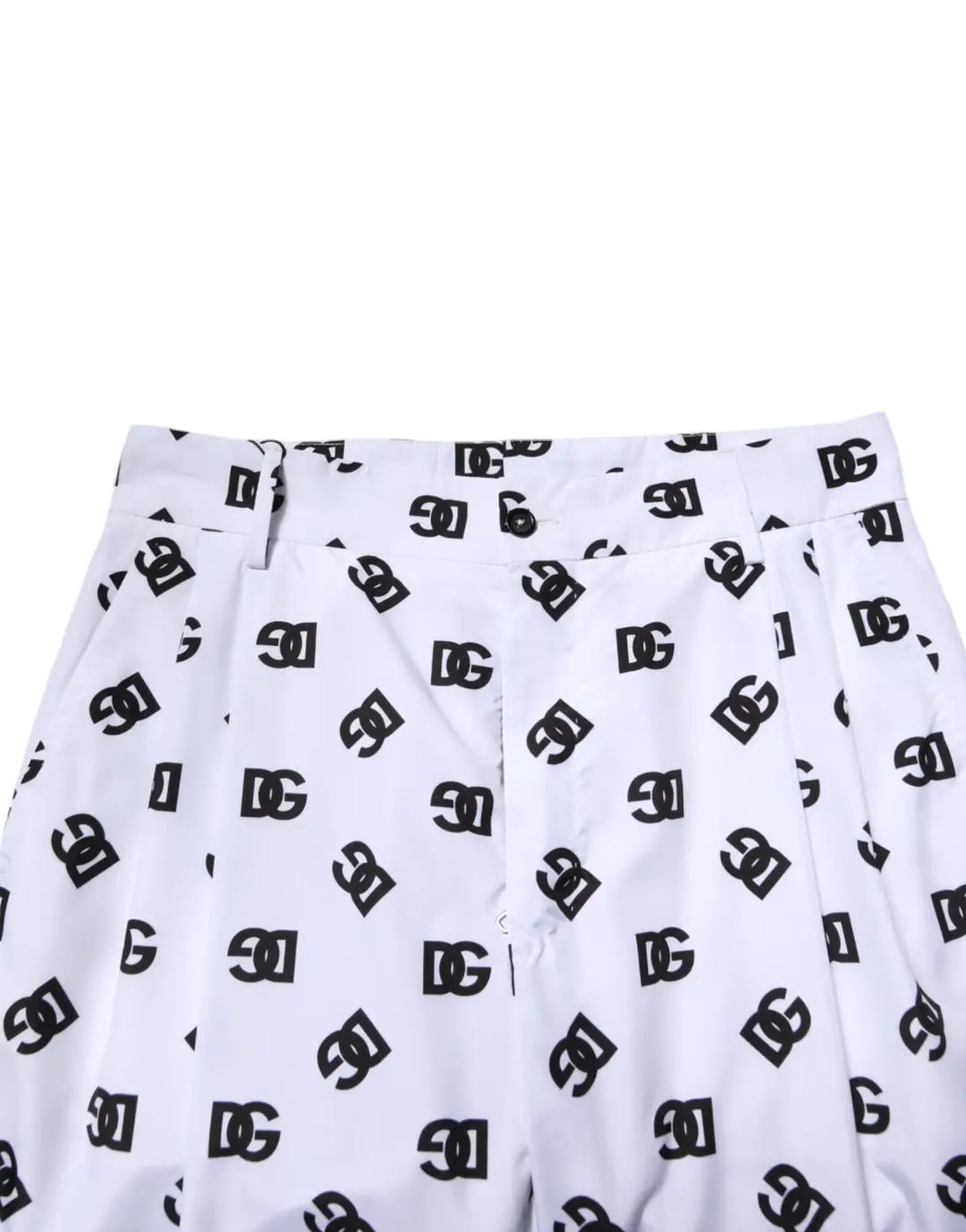 Dolce &amp; Gabbana White Logo Cotton Skinny Denim Trouser Pants