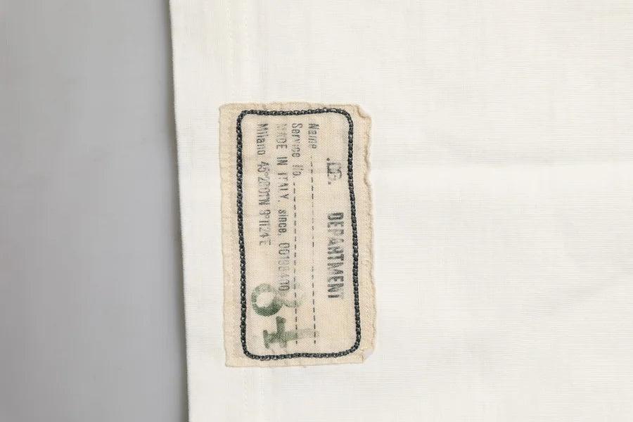 Dolce & Gabbana White Love Peace Cotton Men Crew Neck T-shirt