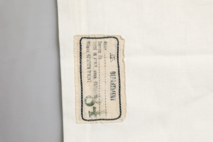 Dolce & Gabbana White Love Peace Cotton Men Crew Neck T-shirt