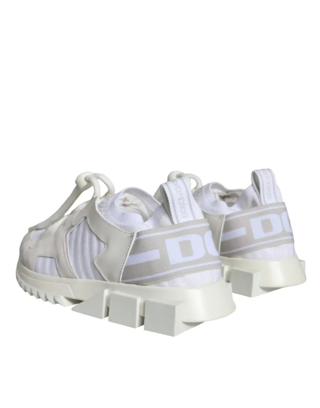 Dolce &amp; Gabbana White Mesh Sorrento Trekking Sneakers Shoes