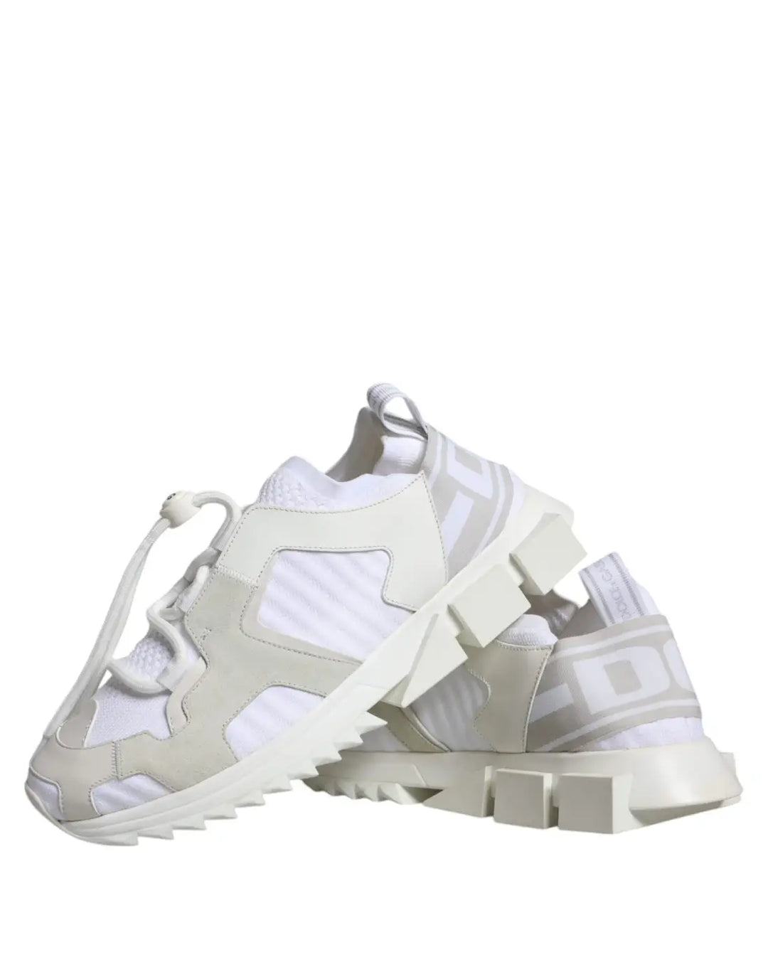 Dolce &amp; Gabbana White Mesh Sorrento Trekking Sneakers Shoes