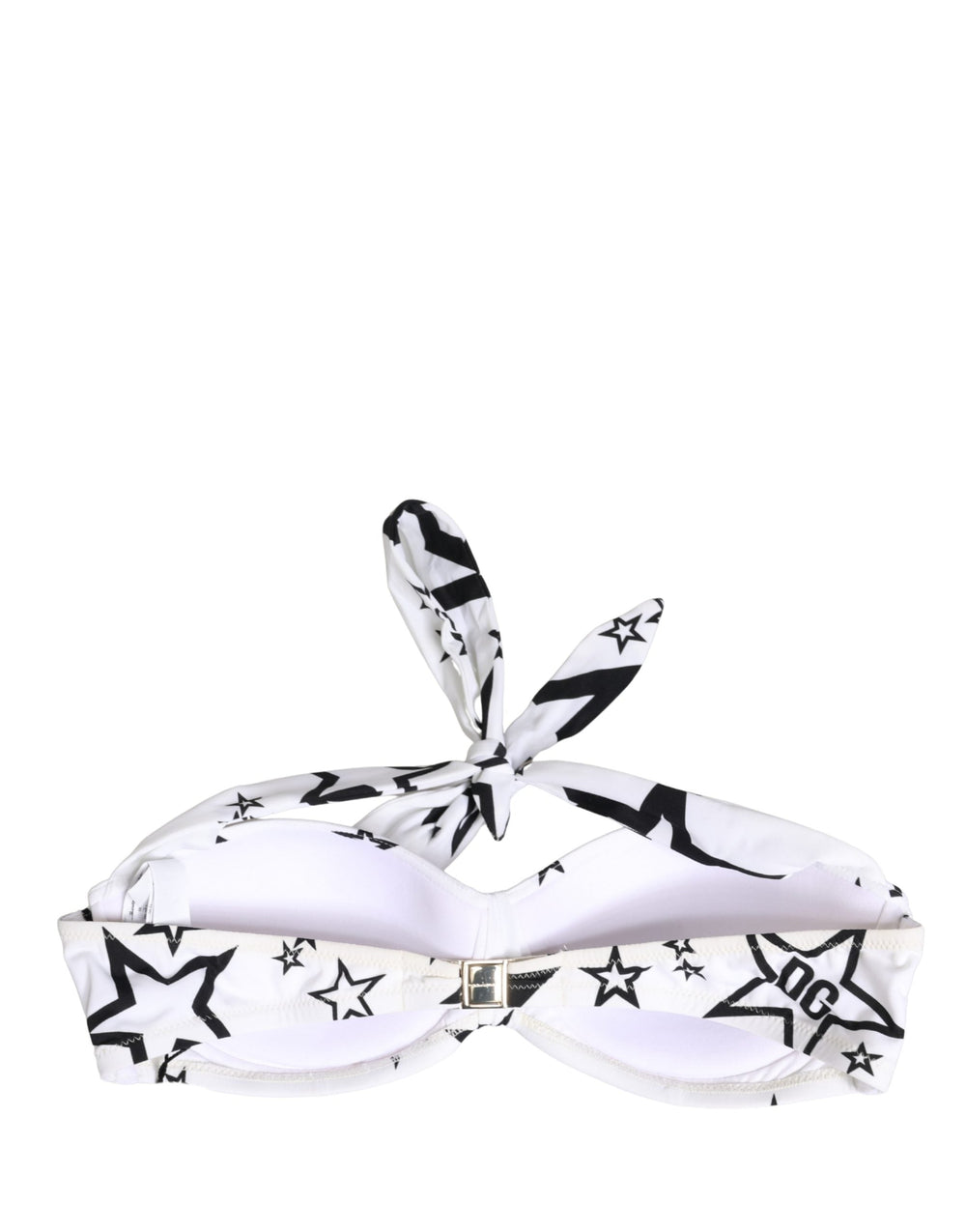 Dolce & Gabbana White Millennials Star Padded Bandeau Underwear - Women’s