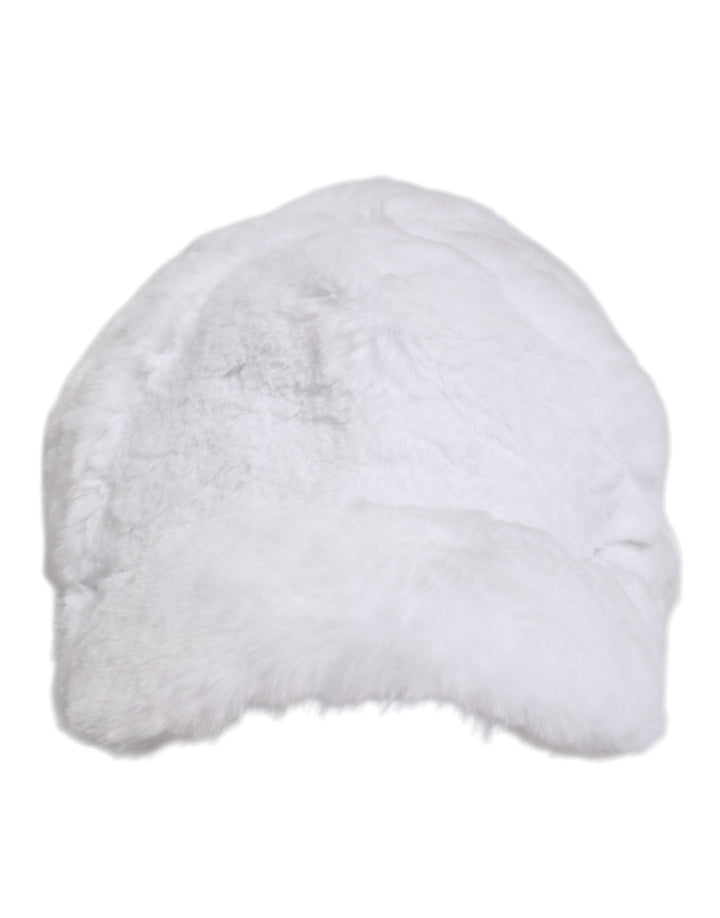 Dolce &amp; Gabbana White Modacrylic Rapper Men Baseball Capello Hat