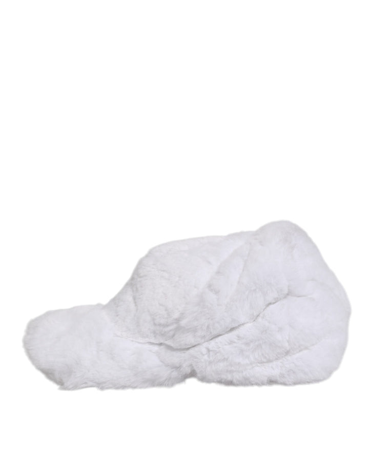 Dolce &amp; Gabbana White Modacrylic Rapper Men Baseball Capello Hat
