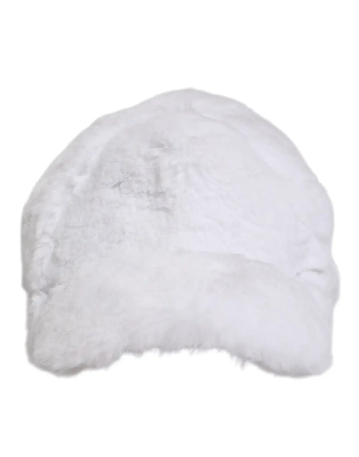 Dolce &amp; Gabbana White Modacrylic Rapper Men Baseball Capello Hat