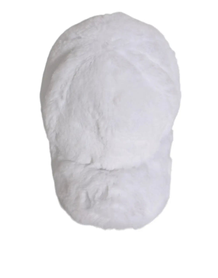 Dolce &amp; Gabbana White Modacrylic Rapper Men Baseball Capello Hat