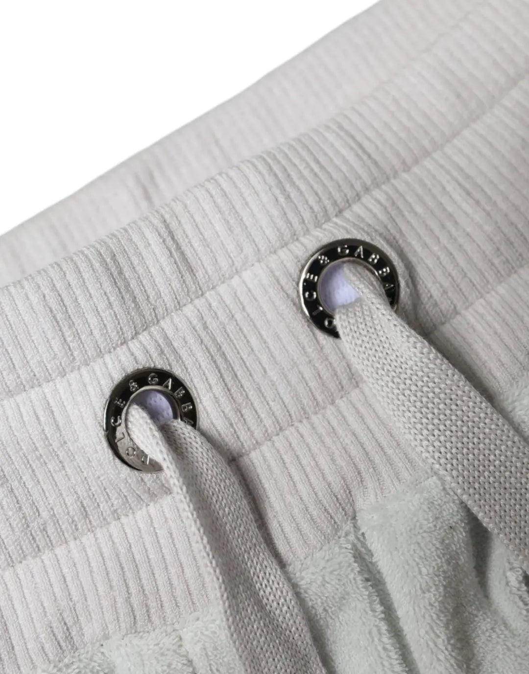 Dolce &amp; Gabbana White Nylon Jogger Sweatpants Pants