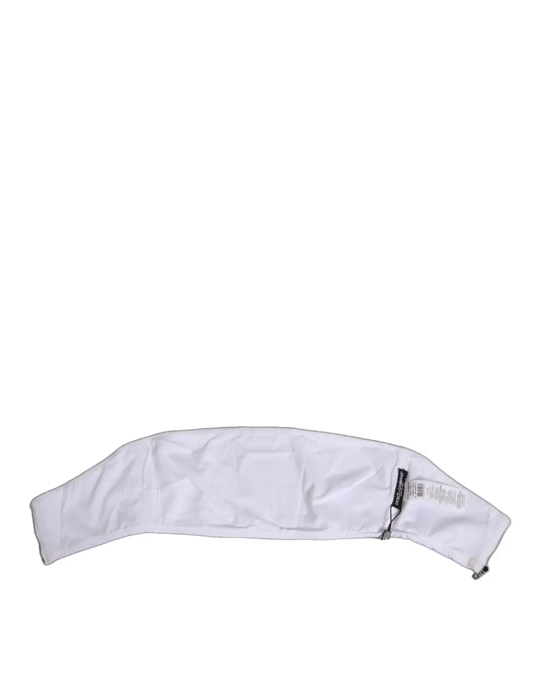 Dolce &amp; Gabbana White Nylon Strapless Corset Top Underwear