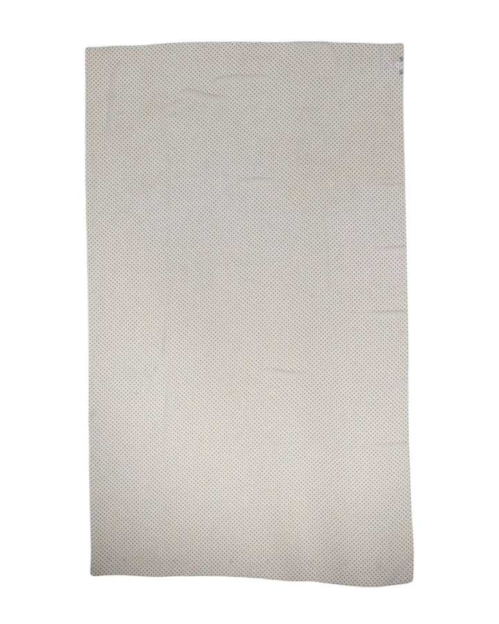 Dolce &amp; Gabbana White Polka Dots Polyester Wrap Shawl Scarf
