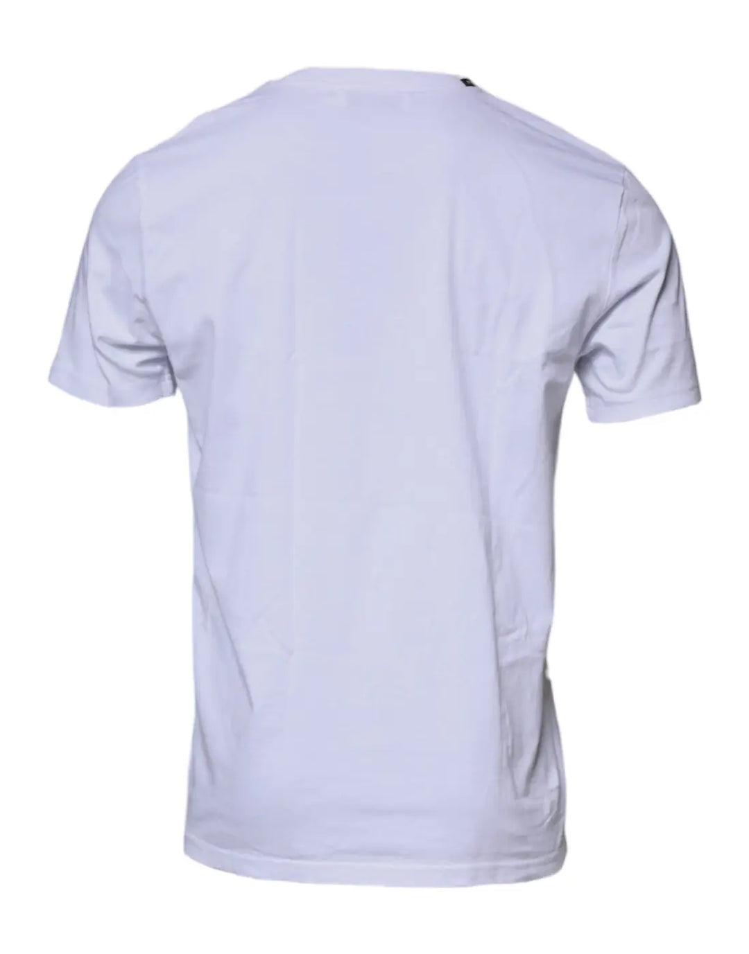 Dolce &amp; Gabbana White Red Leopard Cotton Crew Neck T-shirt